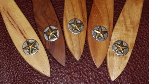 Wood spoons with star