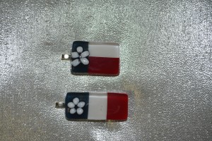texas flags.Necklace