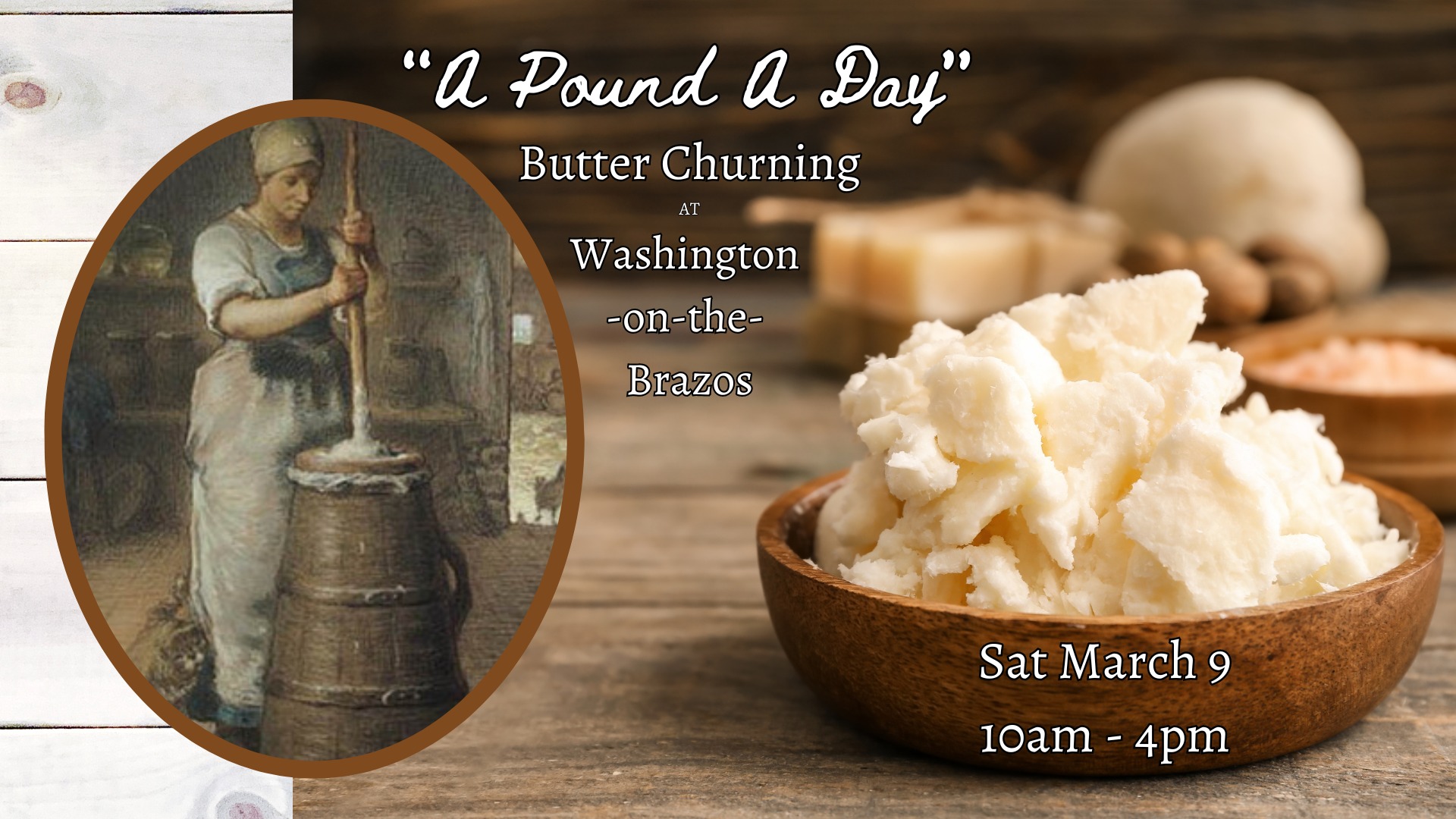 "A Pound A Day" - Butter Churning
