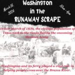 Living History Saturday - Washington in the Runaway Scrape