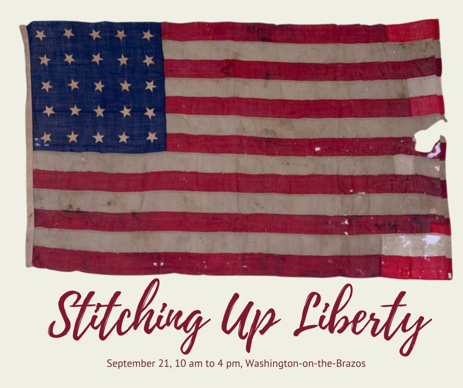 Living History Saturday: Stitching up Liberty