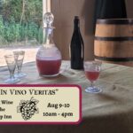 “In Vito Veritas” Mustang Grape Wine at Fanthorp Inn