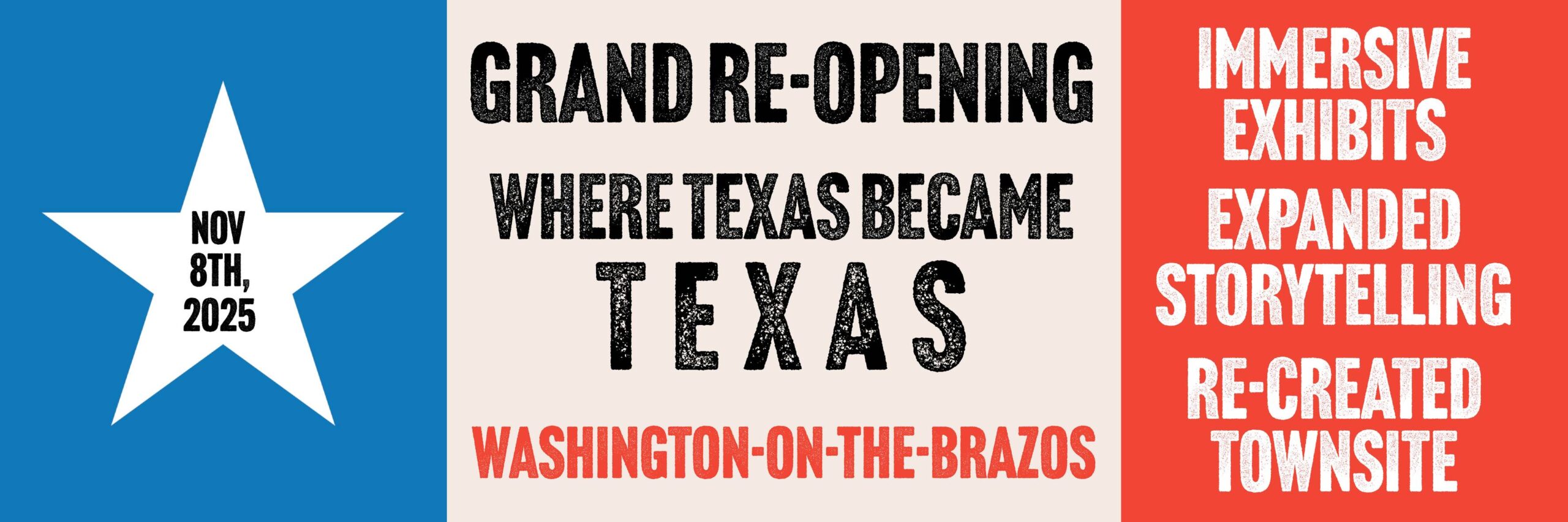 Grand Re-Opening at Washington-on-the-Brazos