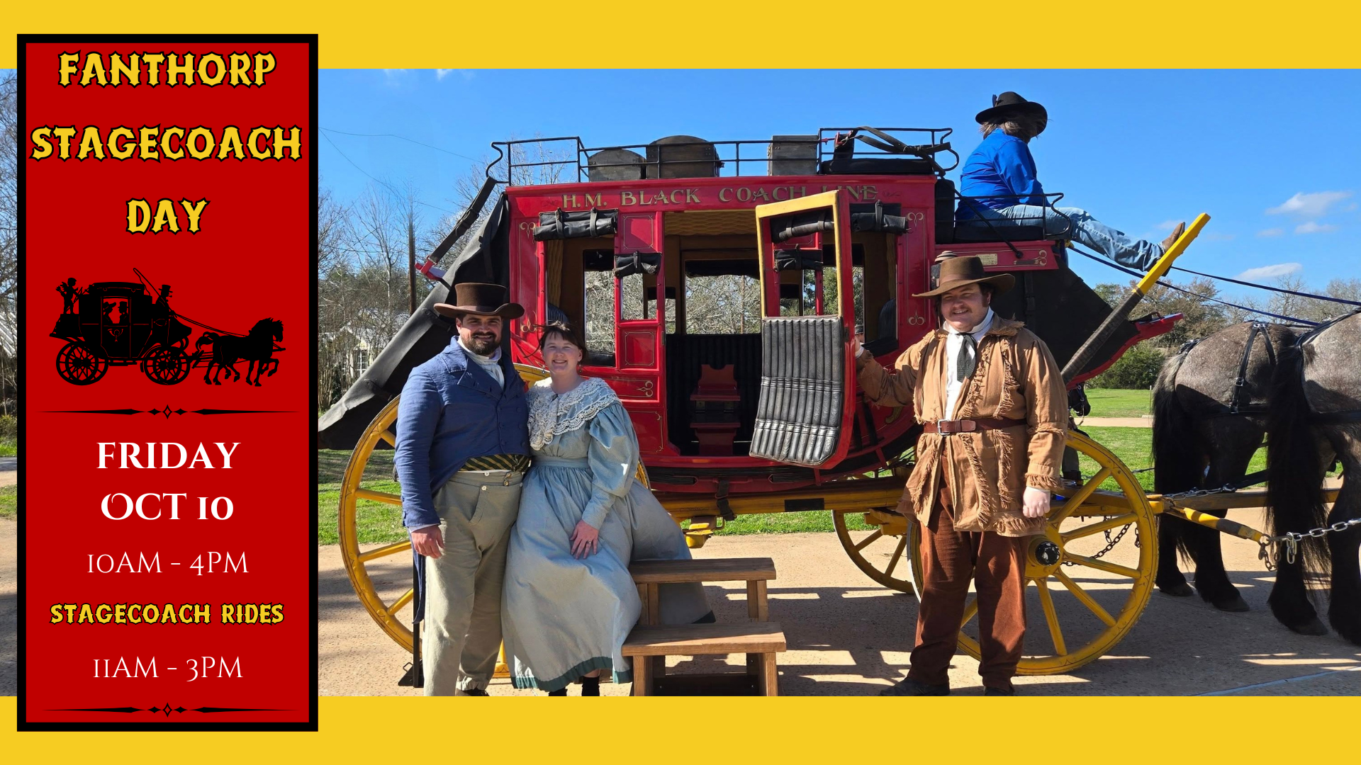 Fanthorp Inn Stagecoach Day